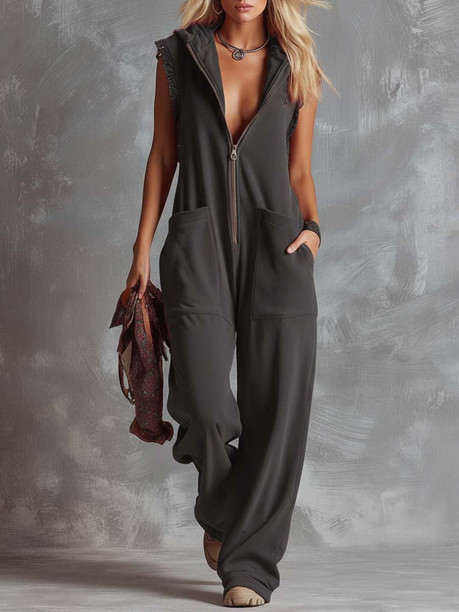 Danuta – retro sporty jumpsuit