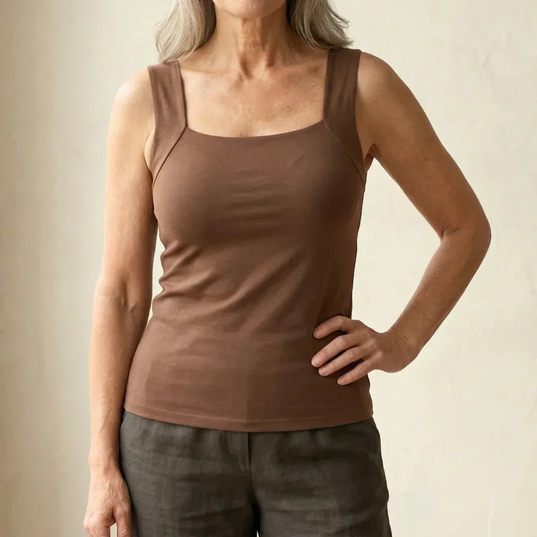 Roxanne Built-In Bra Comfort Tank