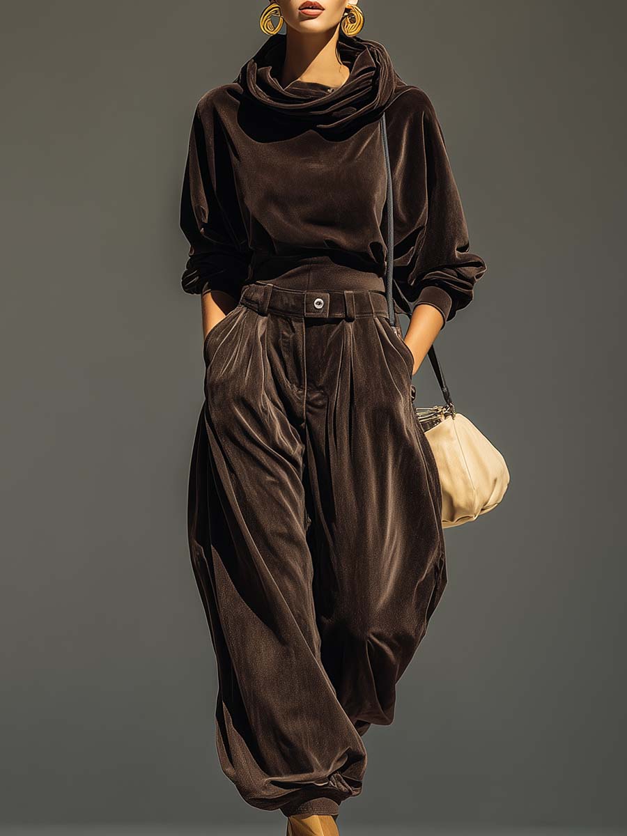 Solenne – loose velvet set
