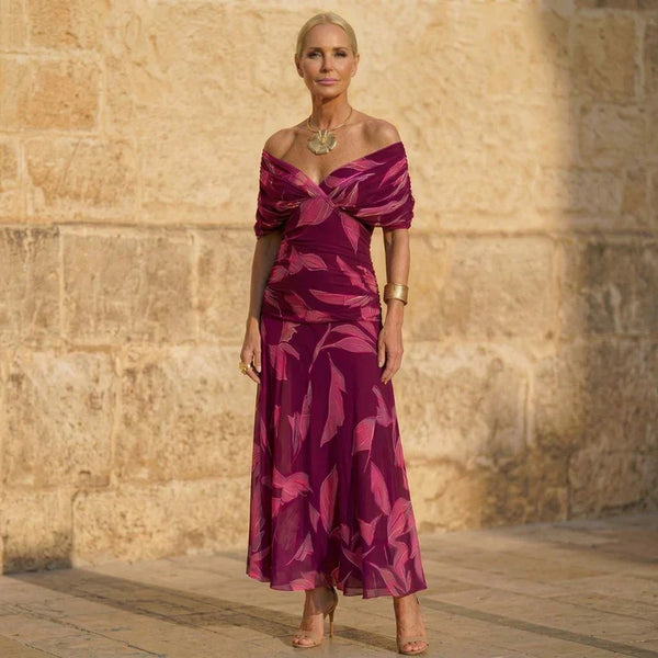 Celeste | Elegant Leaf Dress