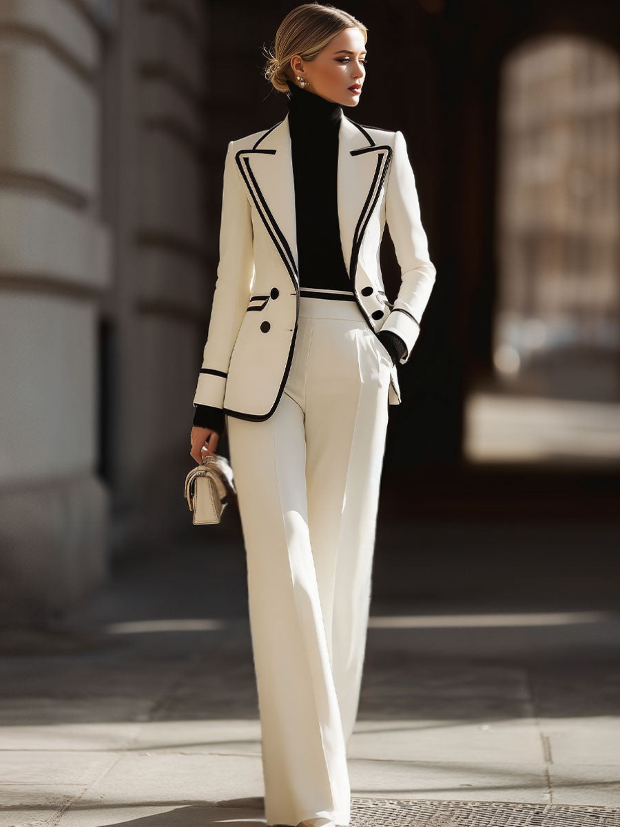 Hildegarda – double-breasted suit set