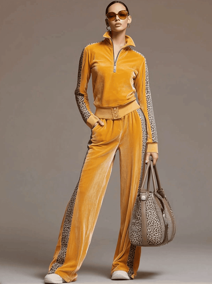 Hope – Luxe Leopard Velvet Lounge Set