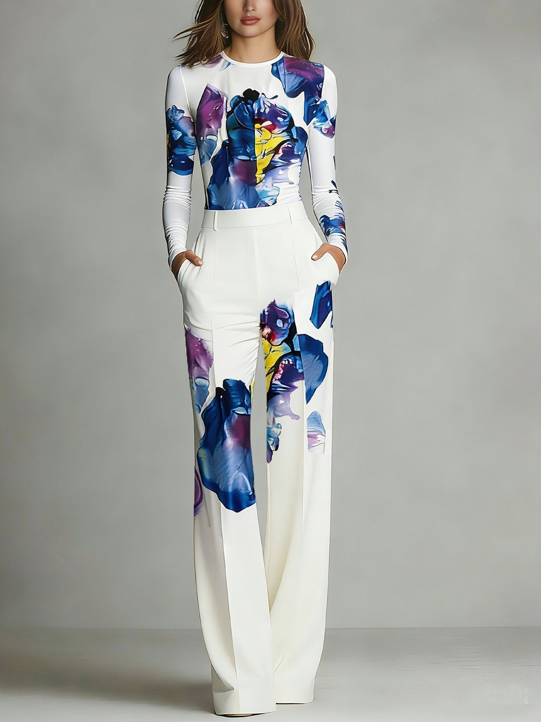 Zywia – Artistic Flow Wide-Leg Set