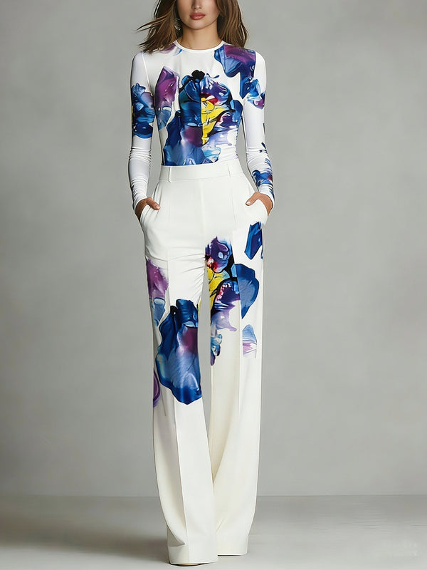 Zywia – Artistic Flow Wide-Leg Set