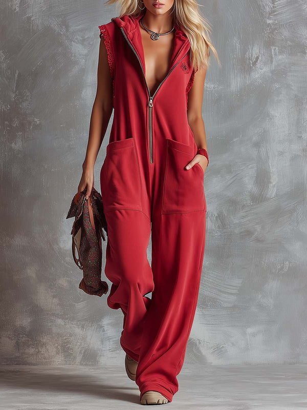 Danuta – retro sporty jumpsuit