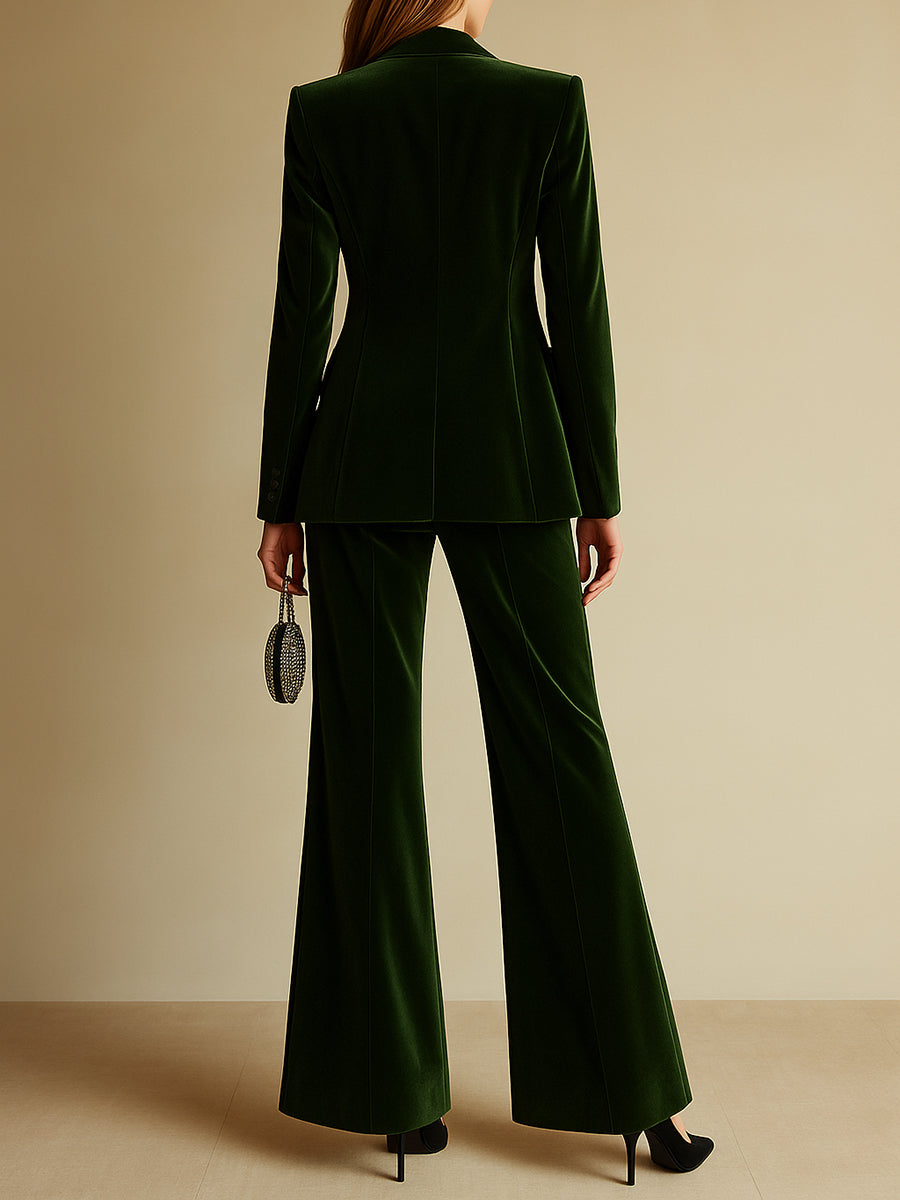 Violetta - Luxe Velvet Power Suit