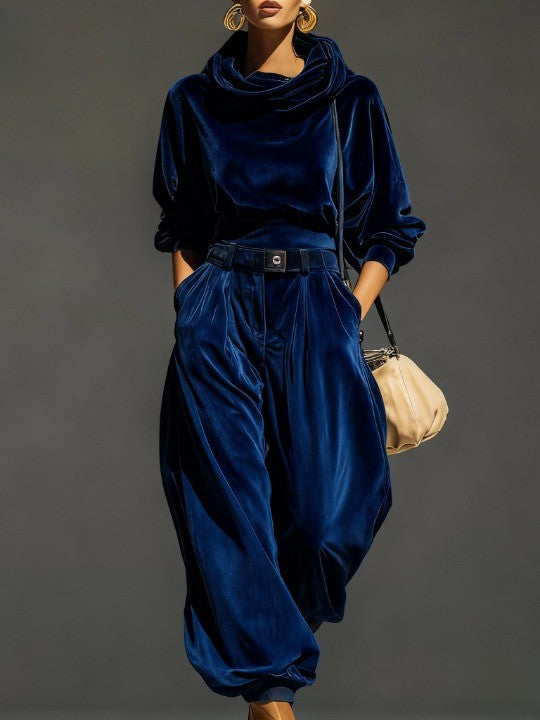 Solenne – loose velvet set